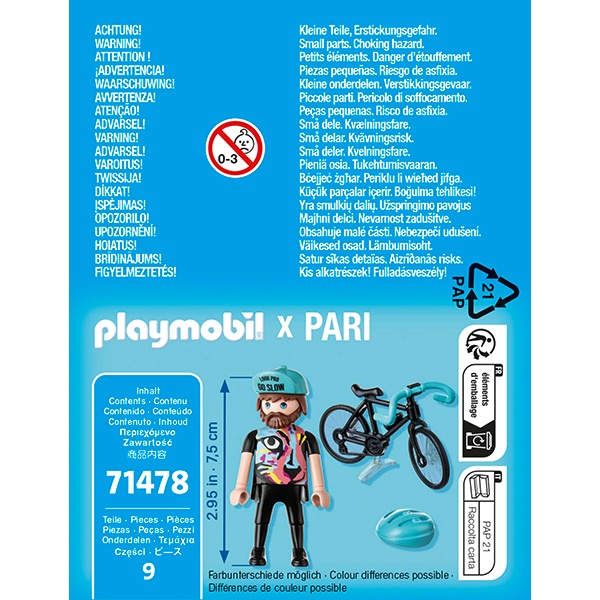 71478 Playmobil Special Plus Ciclista de carretera Paul - Imatge 2