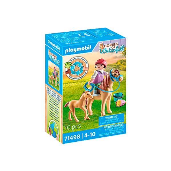 Playmobil 71498 Horse of Waterfall - Menina com pônei e potro - Imagem 1