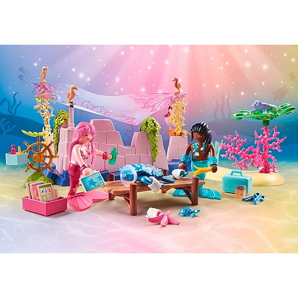 Playmobil 71502 Princess Magic Sirena Cuidado de Animales - Imatge 2