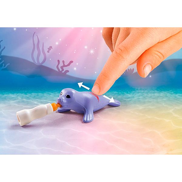 Playmobil 71502 Princess Magic Sirena Cuidado de Animales - Imatge 4