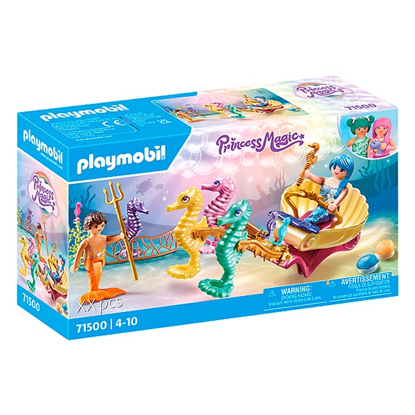 Playmobil 71500 Princess Magic Sereias com Cavalos Marinhos - Imagem 1