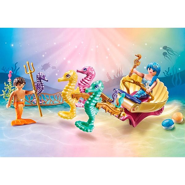 Playmobil 71500 Princess Magic Sereias com Cavalos Marinhos - Imagem 2