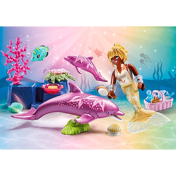 Playmobil 71502 Princess Magic Sereia com Golfinhos - Imagem 2