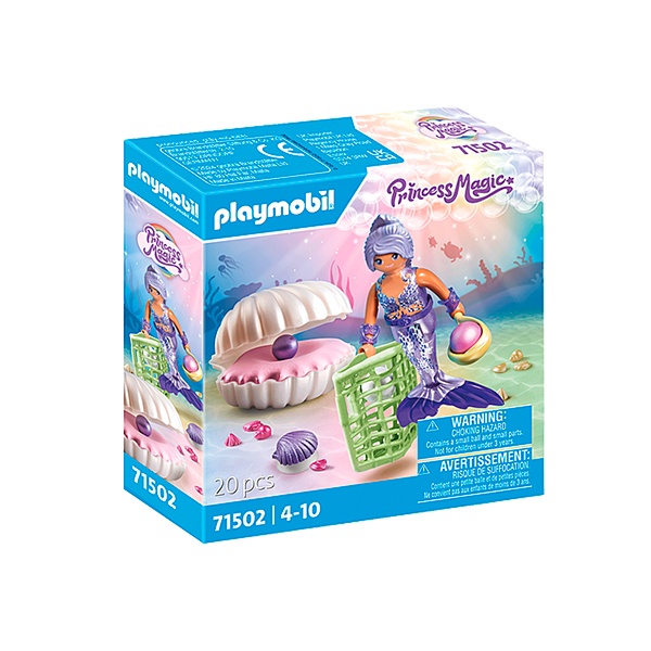 Playmobil 71502 Princess Magic Sereia com Concha e Pérola - Imagem 1