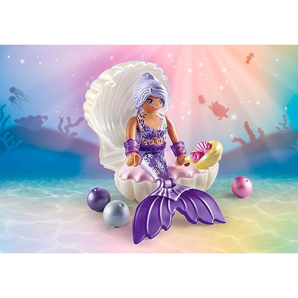Playmobil 71502 Princess Magic Sirena con Concha y Perla - Imagen 2