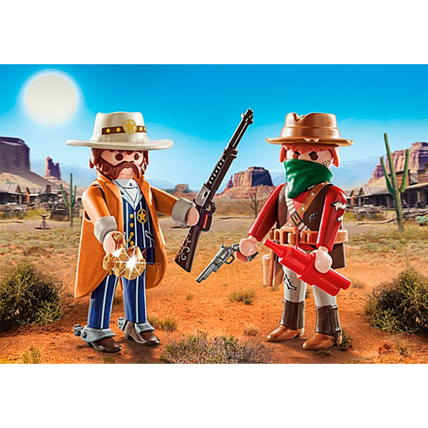 Playmobil 71508 Western - Bandido y sheriff - Imagen 