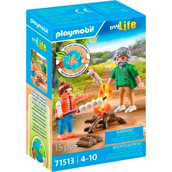 Playmobil 71513 My Life Fogueira com Marshmallows - Imagem 1