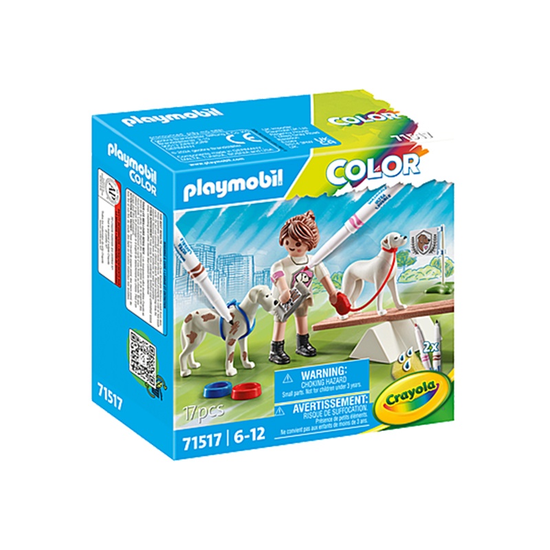 Playmobil Color 71517 - Adiestramiento de perros