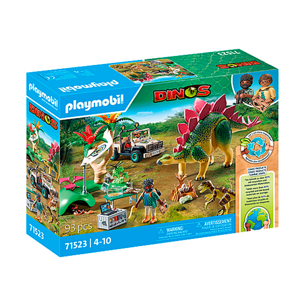 Playmobil 71523 Dinos - Campo de pesquisa com dinossauros - Imagem 1