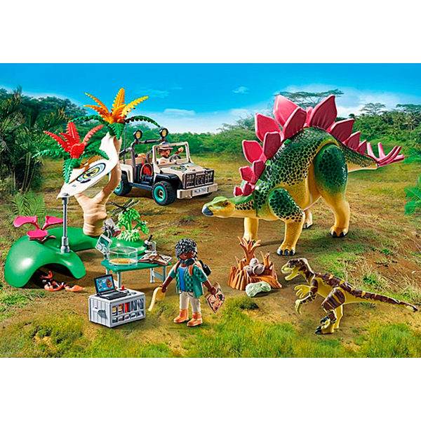 Playmobil 71523 Dinos - Campamento de investigación con dinosaurios - Imagen 1