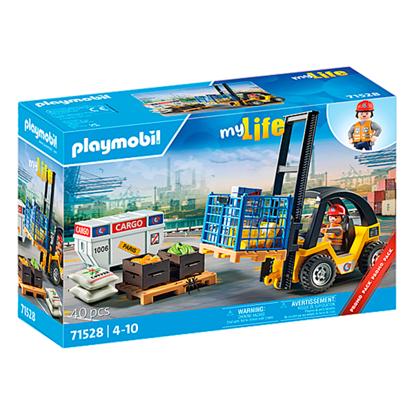 Playmobil 71528 My Life - Carretilla Elevadora - Imagen 1