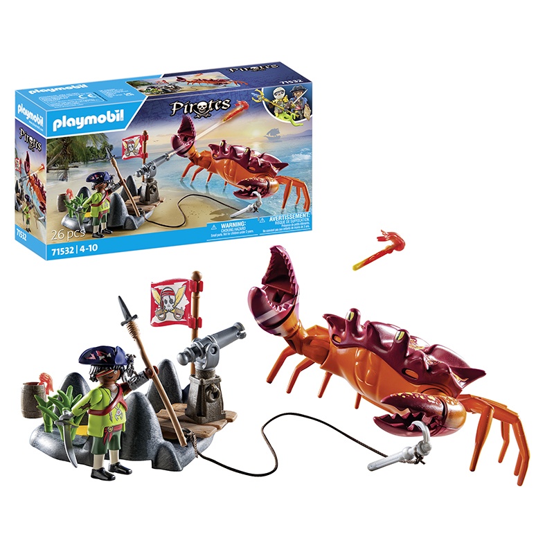 Playmobil 71532 Pirates - Batalla Con El Cangrejo Gigante - Imatge 2