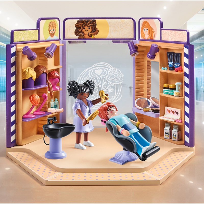 Playmobil 71535 My Life - Cabeleireiro - Imagem 