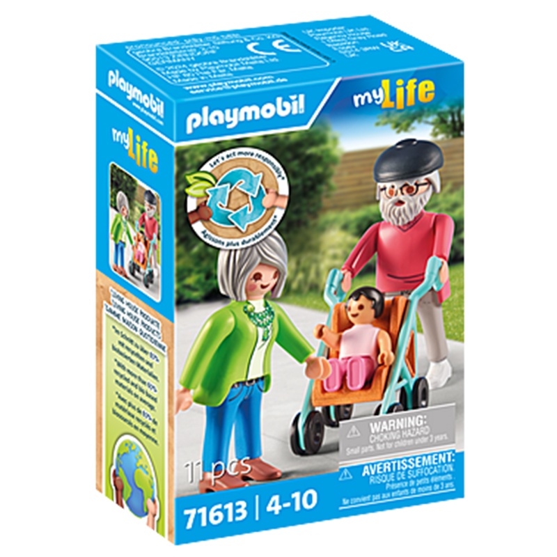 Playmobil My Life 71613 - Abuelos y Bebé