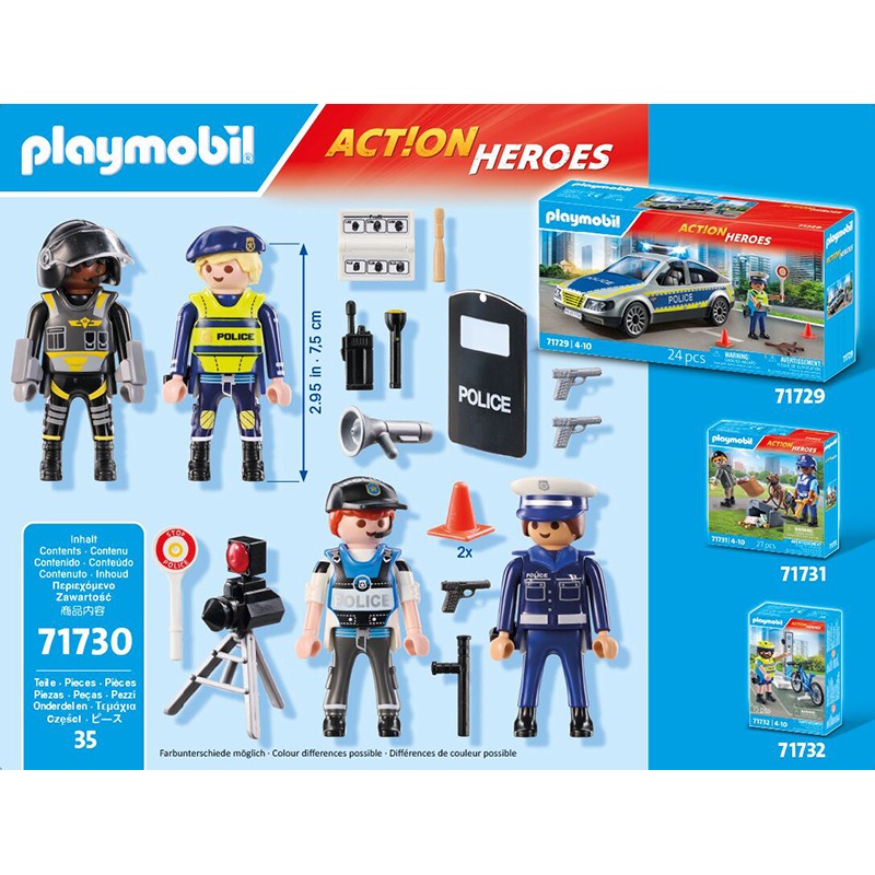 Playmobil Sports&Action 71730 - Set de figuras de policía - Imagen 2