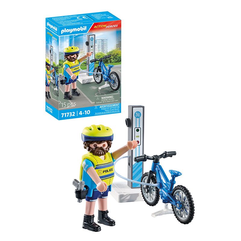 Playmobil City Life 71732 - Patrulla en bicicleta - Imagen 1