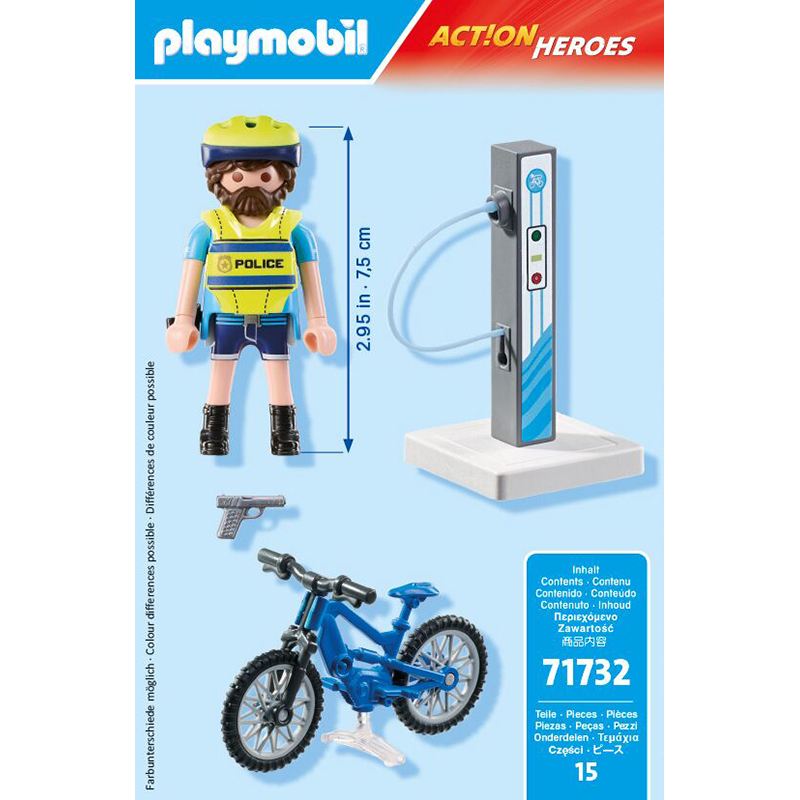 Playmobil City Life 71732 - Patrulla en bicicleta - Imagen 2