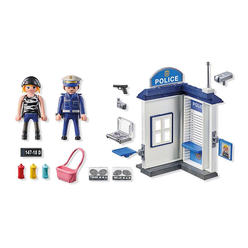 Playmobil Action Heroes 71733 - Starter Pack Sala de policía - Imagen 1