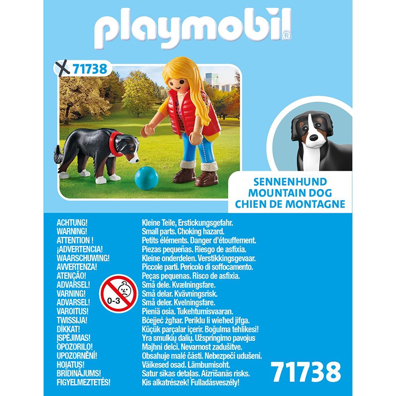 Playmobil My Life 71738 - Mujer con perro de montaña - Imagen 2