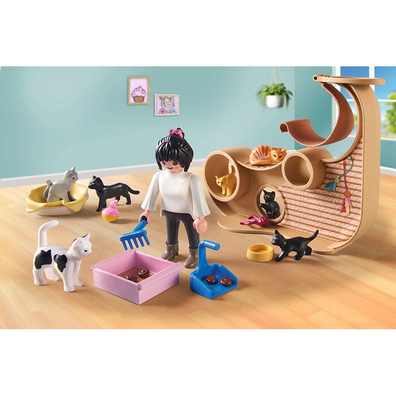 Playmobil City Life 71744 - Cafetaria para Gatos - Imagem 3