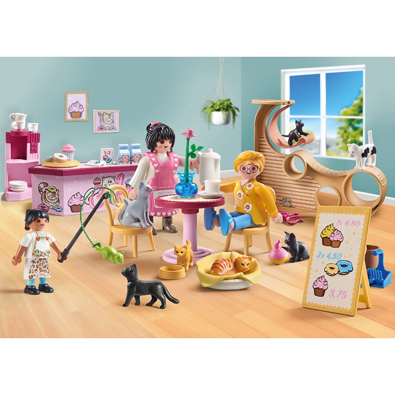 Playmobil City Life 71744 - Cafetaria para Gatos - Imagem 4