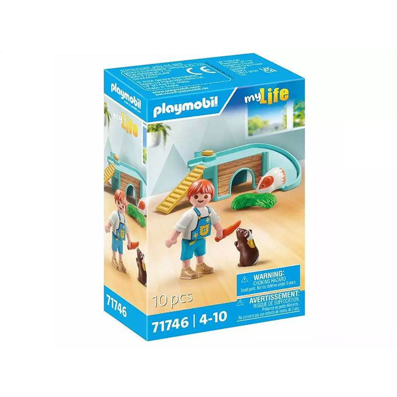 Playmobil My Life 71746 - Casa para cobayas
