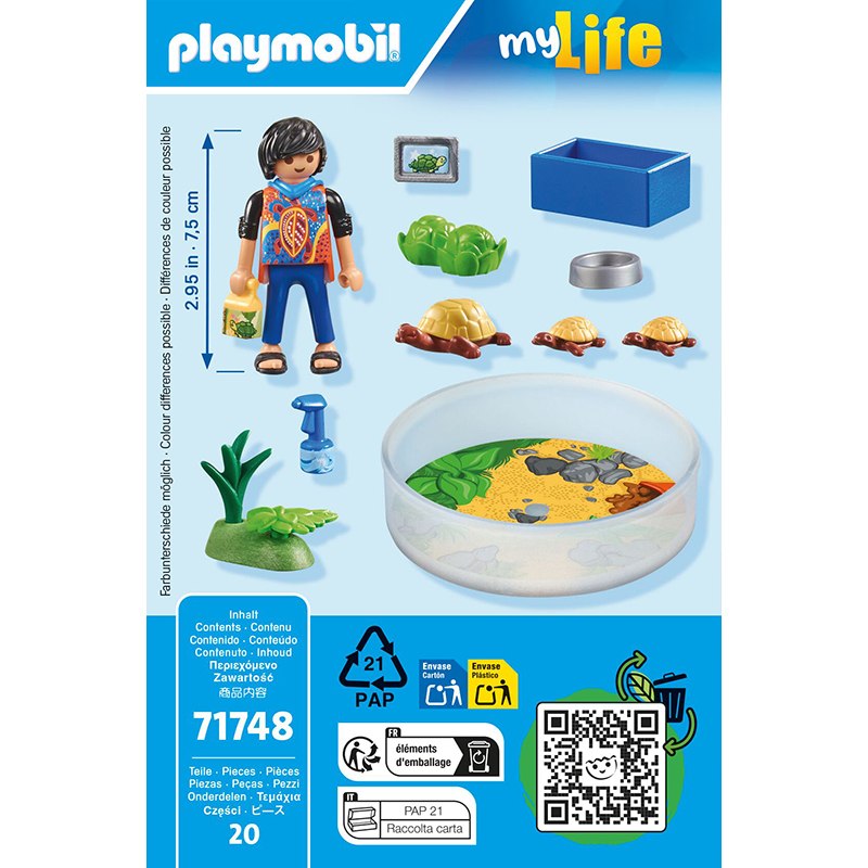 Playmobil City Life 71748 - Terrário para Tartarugas - Imagem 1
