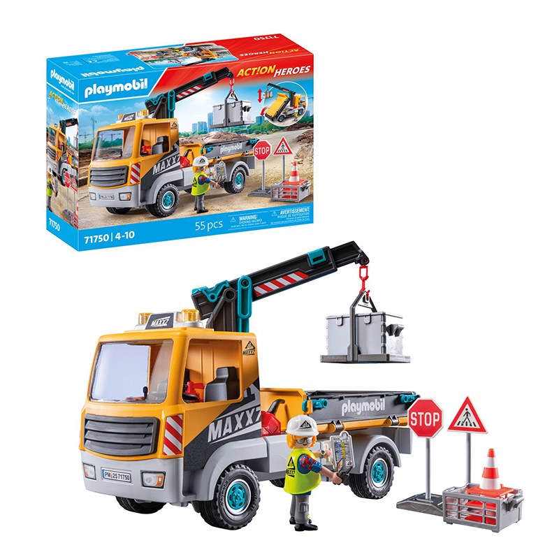 Playmobil City Action 71750 - Camión de construcción con grúa - Imagen 2