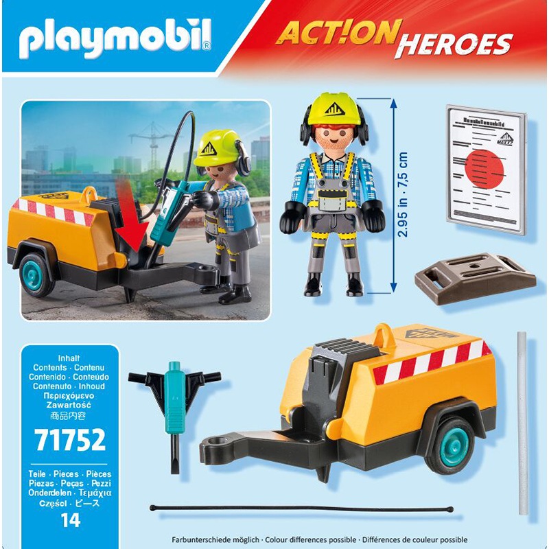 Playmobil City Action 71752 - Operário - Imagem 1
