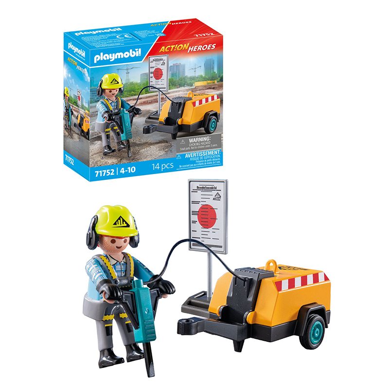 Playmobil City Action 71752 - Operário - Imagem 2