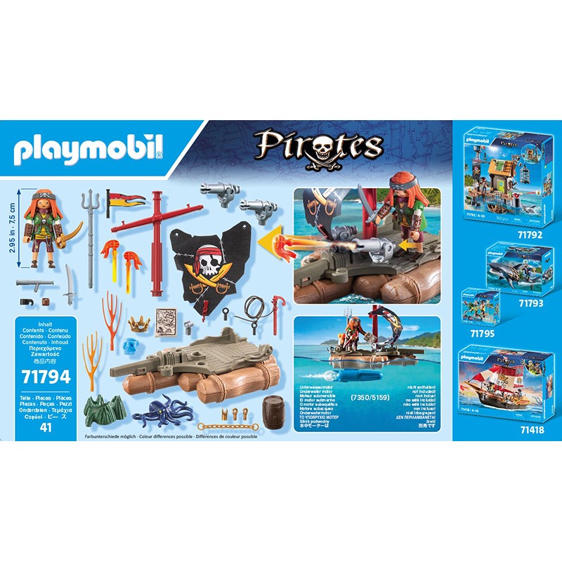 Playmobil Pirates 71794 - Bote pirata con tesoro - Imagen 2