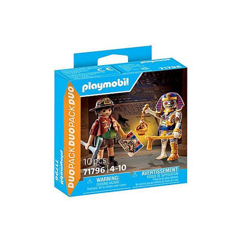 Playmobil Duo Pack 71796 - Cazador de tesoro y momia