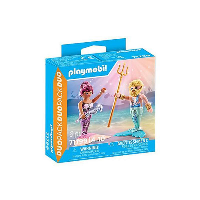 Playmobil Duo Pack 71799 - Sirena y Tritón