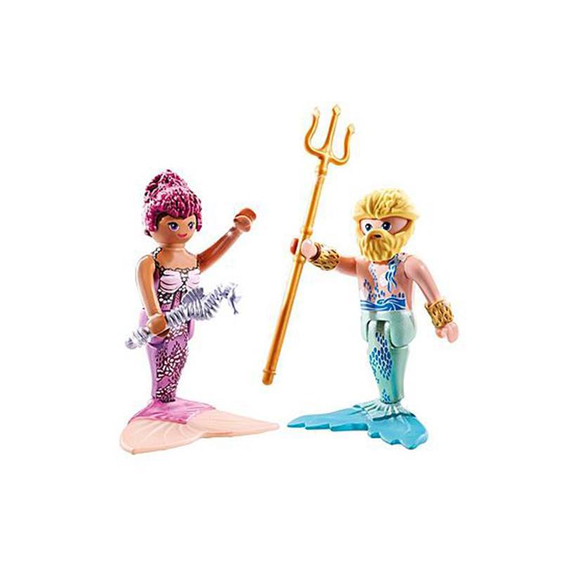 Playmobil Duo Pack 71799 - Sirena y Tritón - Imagen 1
