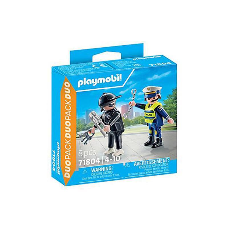 Playmobil Duo Pack 71804 - Policia y Ladrón