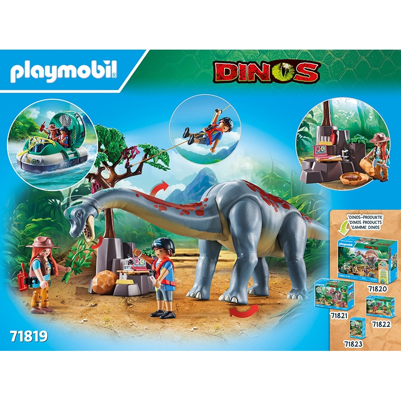 Playmobil Dinos 71819 - Braquiossauro com aerodeslizador - Imagem 2