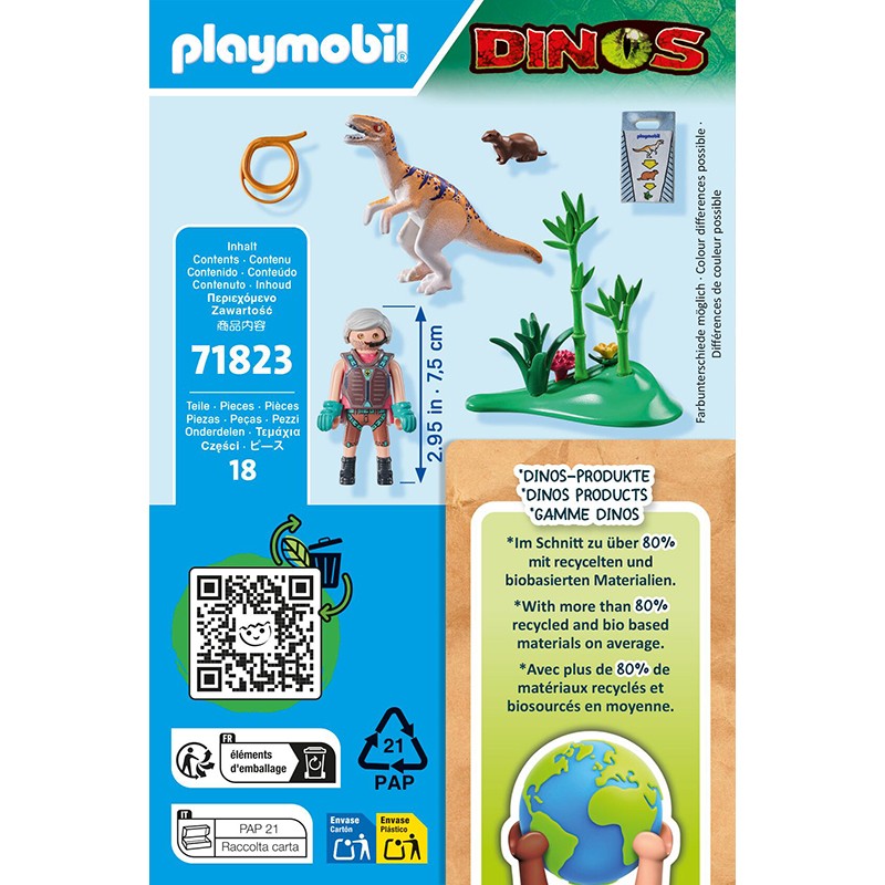 Playmobil Dinos 71823 - Velociraptor - Imagem 2