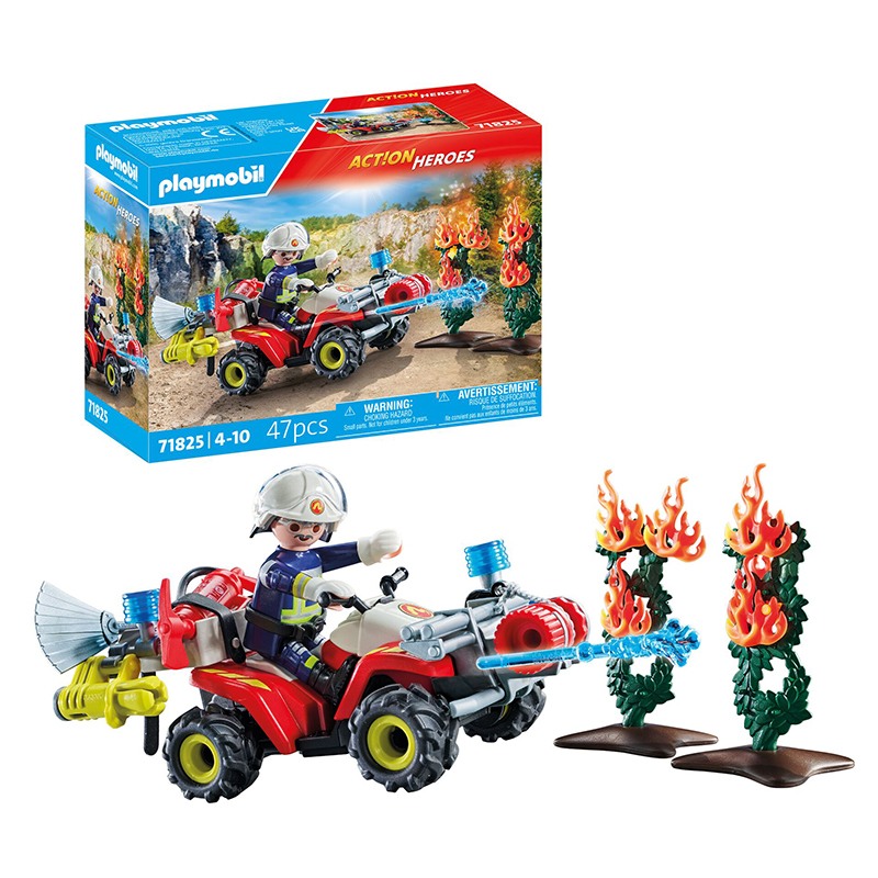 Playmobil Action 71825 - Quad de bomberos - Imagen 1