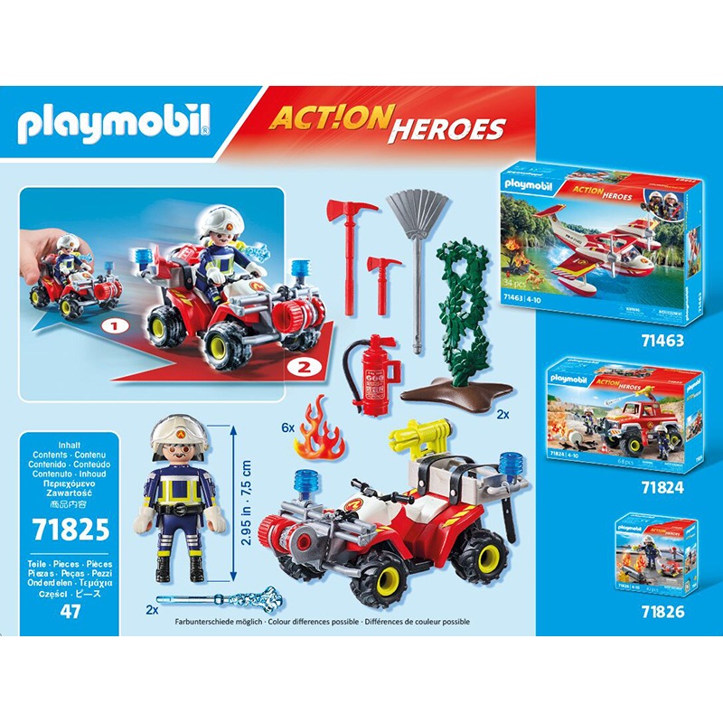 Playmobil Action 71825 - Quad de bomberos - Imagen 2