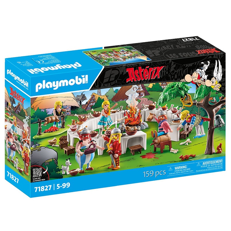 Playmobil Asterix e Obelix 71827 - Astérix: o banquete da aldeia