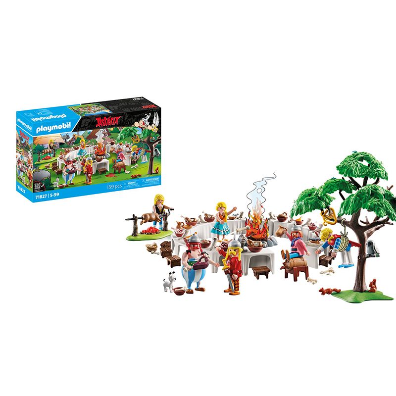 Playmobil Asterix e Obelix 71827 - Astérix: o banquete da aldeia - Imagem 1