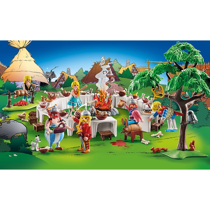 Playmobil Asterix e Obelix 71827 - Astérix: o banquete da aldeia - Imagem 2