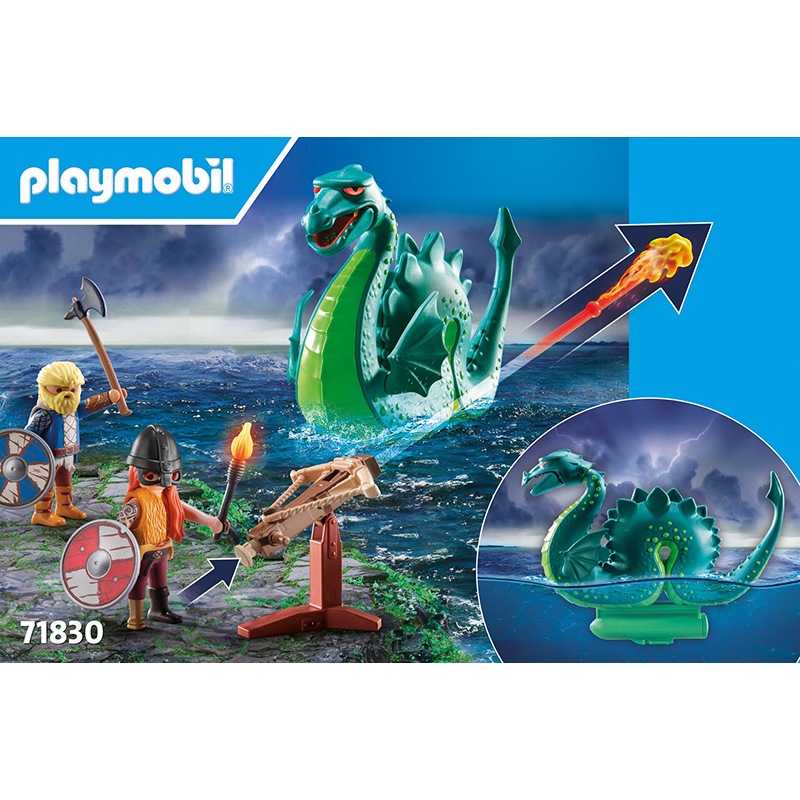 Playmobil Pirates 71830 - Vikingos con monstruo marino - Imagen 2