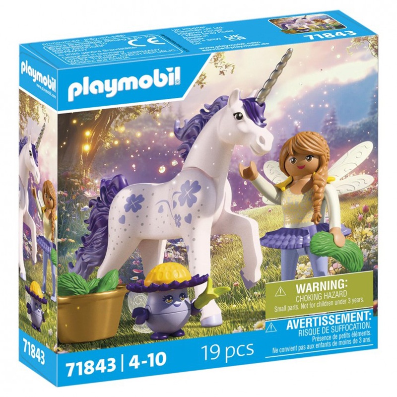 Playmobil Fairies 71843 Unicornio Lucky Lavander y Hada JOGUIBA