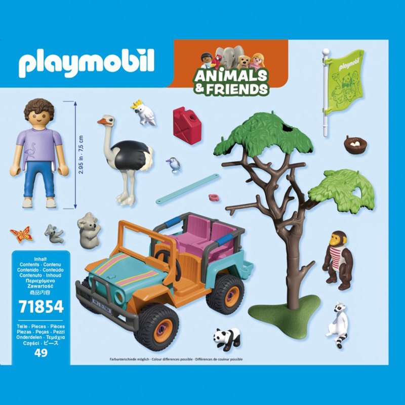 Playmobil Animais and Friends 71854 - Veículo Todo Terreno de Cores - Imagem 1