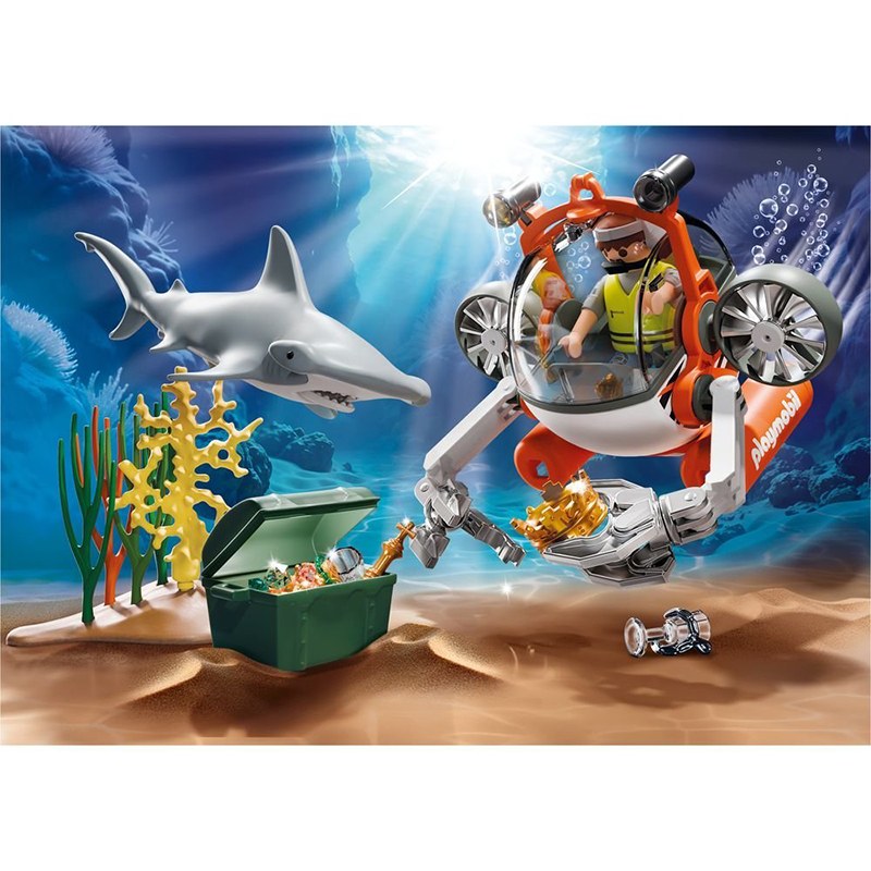 Playmobil City Life 71860 - Busca ao Tesouro com Submarino - Imagem 1