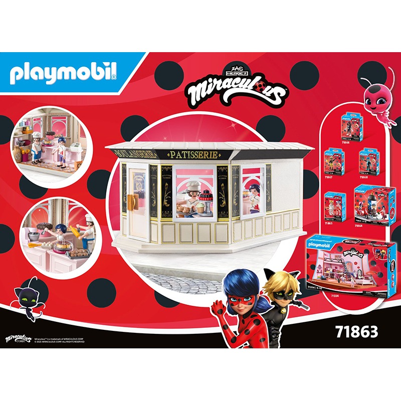Playmobil Ladybug 71863 - Miraculous: pastelería francesa - Imagen 2