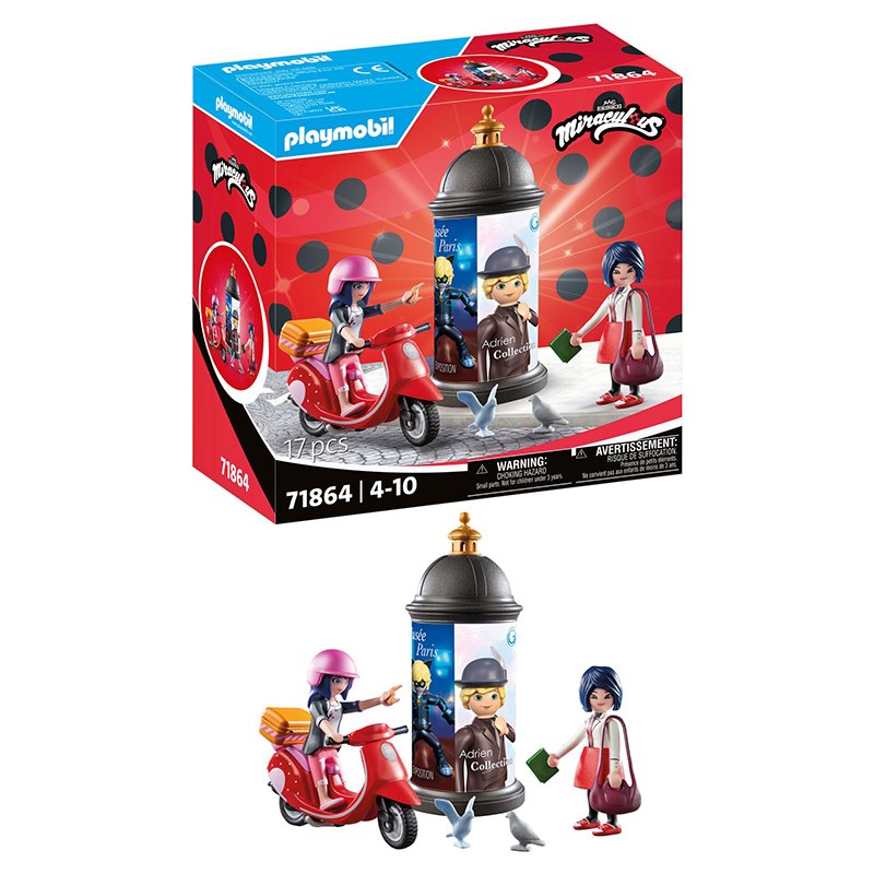 Playmobil Ladybug 71864 - Miraculous: paseo en scooter por París - Imagen 1