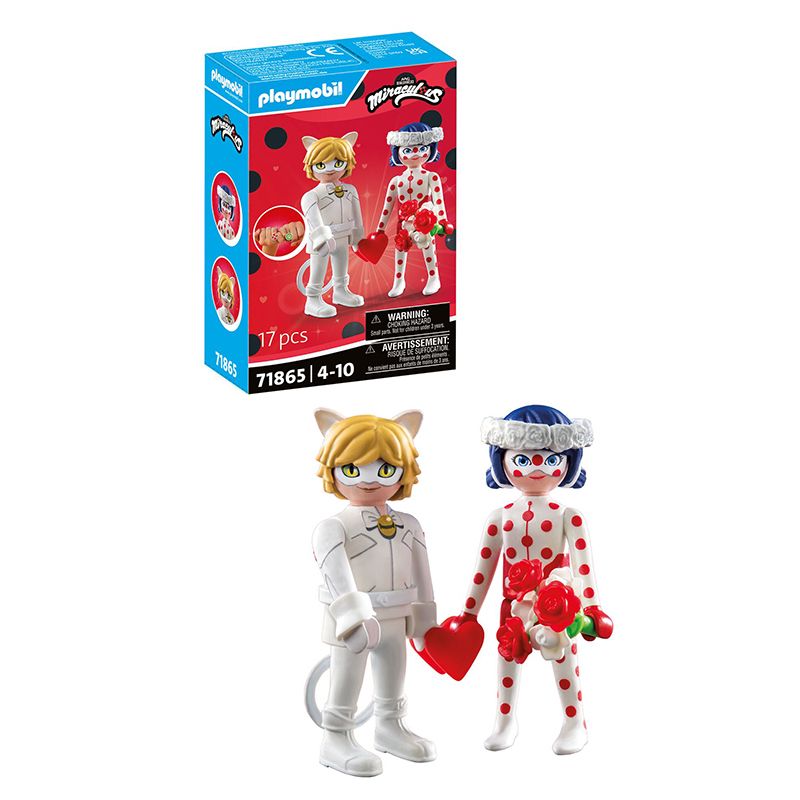 Playmobil Ladybug 71865 - Miraculous: Ladybug & Cat Noir sueño de boda - Imagen 1