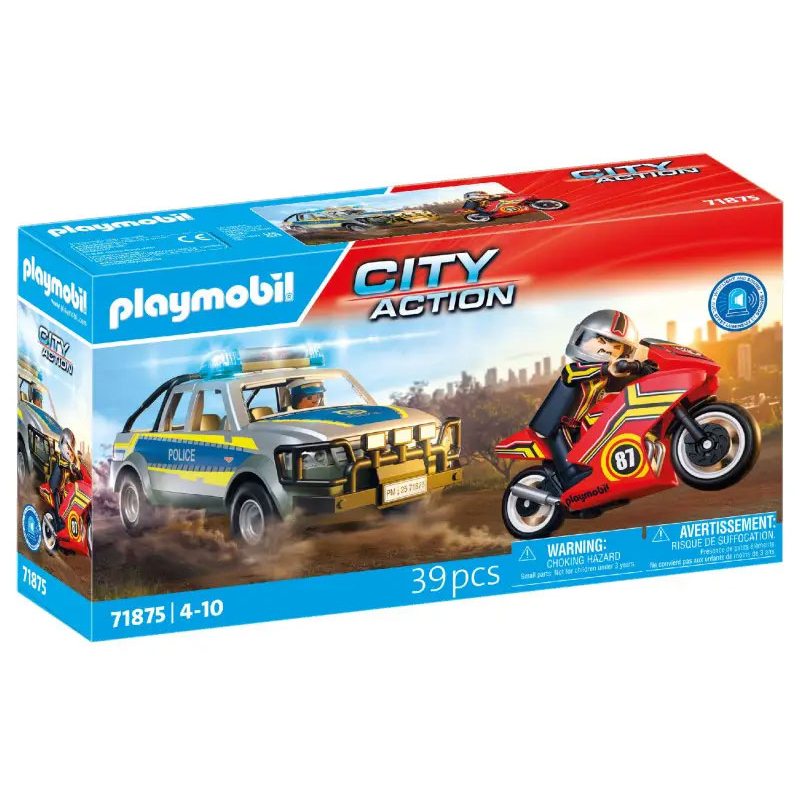 Playmobil City Action 71875 - Pick Up Persecución Policial